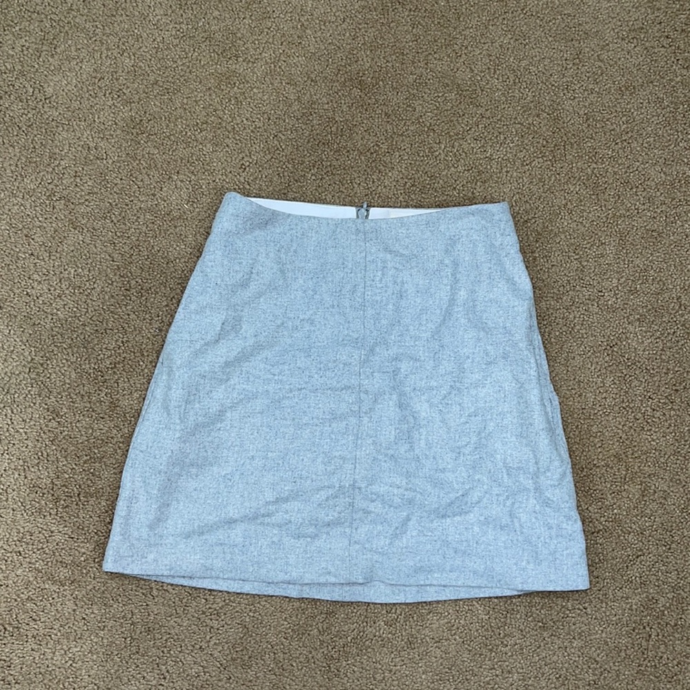 Wilfred Light Gray Mini Skirt
